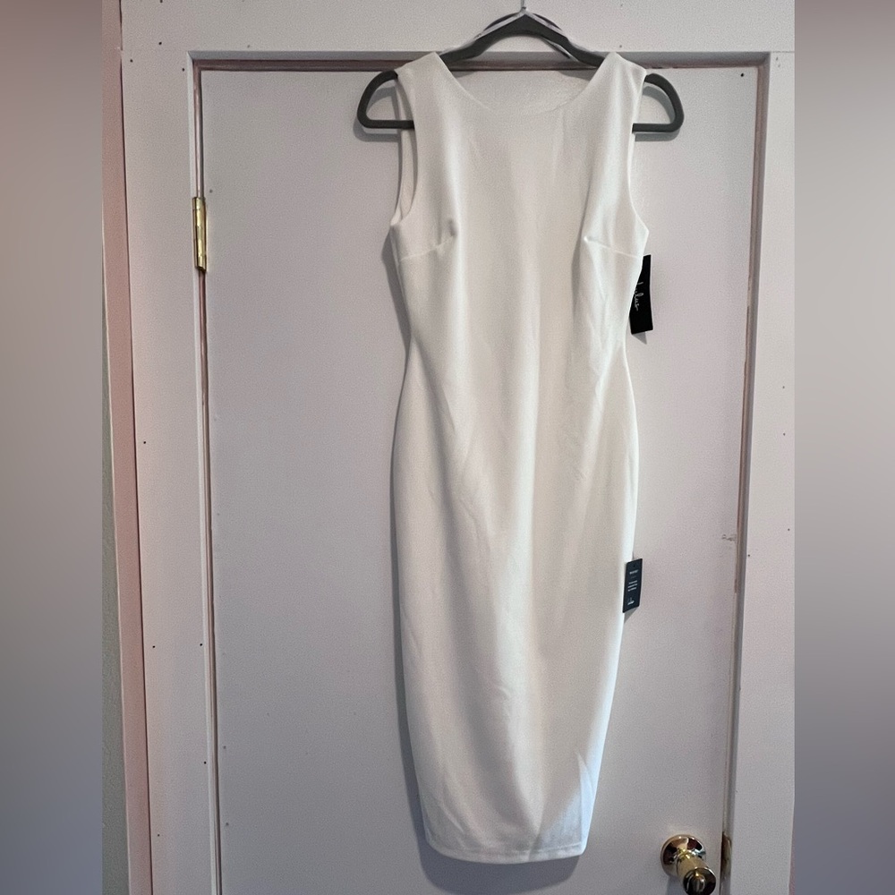 White Backless Bodycon Lulus dress